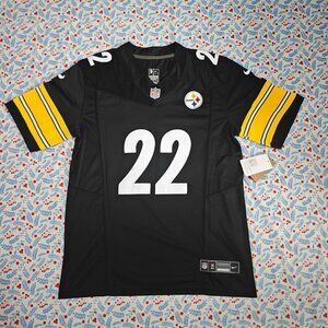 Najee Harris Pittsburgh Steelers black jersey No. 22